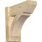 Ekena Millwork Thorton Slat Rough Sawn Outlooker, Douglas Fir, 6"W x 14"D x 14"H OUT06X14X14THR06RDF - alternate 1